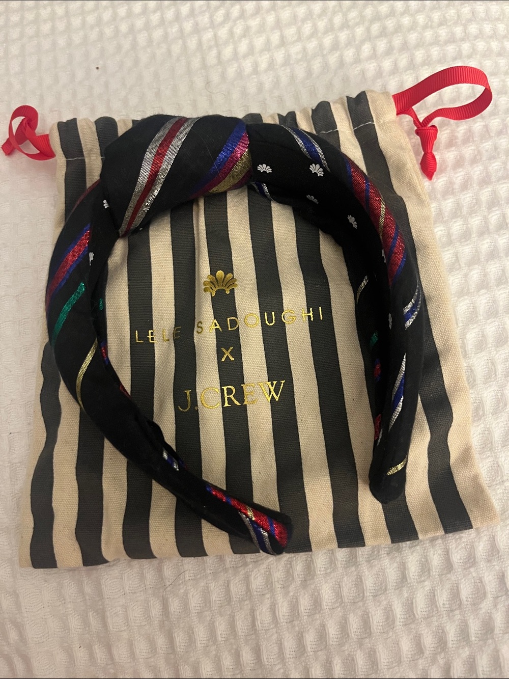 Lele Sadoughi x J.Crew headband
